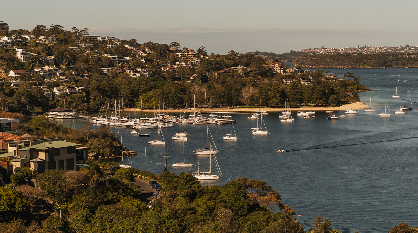 Sydney harbour sunset